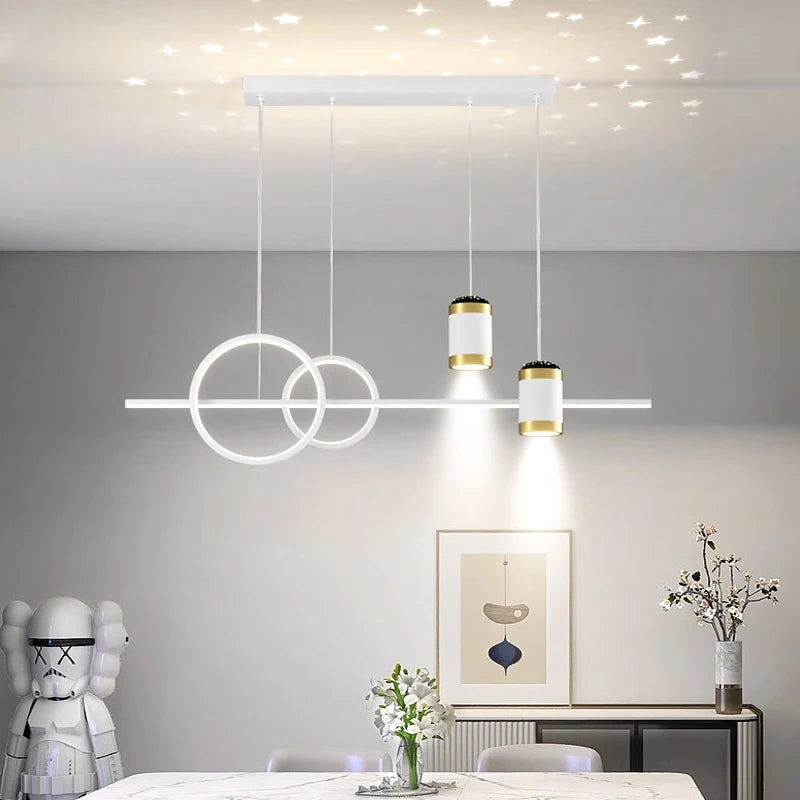 plafonnier led nordique pour intérieur et ambiance chaleureuse - vue 4 sur 14