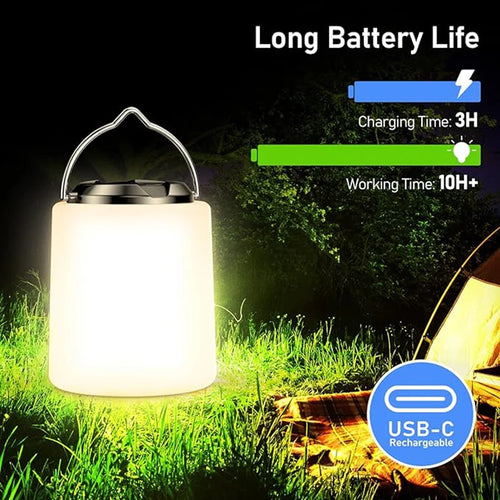 lampe rechargeable usb pour camping et activités extérieures - vue 6 sur 6