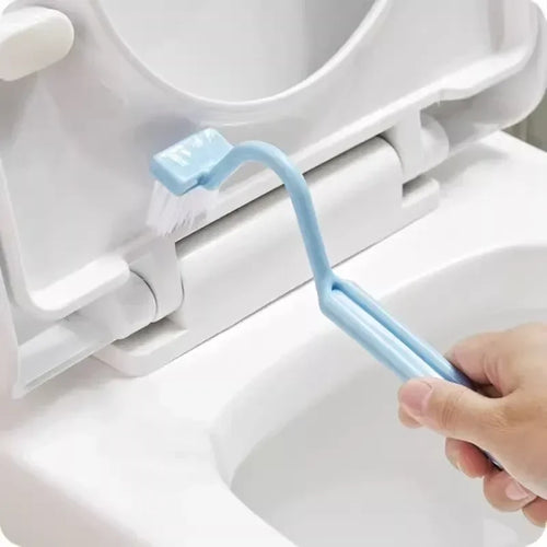 brosse de toilette incurvée à fixation murale avec poils souples - vue 2 sur 7