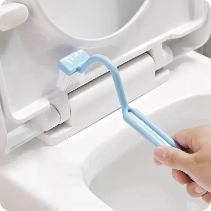 brosse de toilette incurvée à fixation murale avec poils souples - vue 1 sur 7