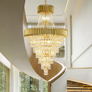lustre en cristal de luxe pour éclairage élégant et moderne