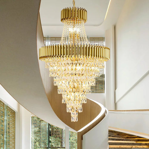 lustre en cristal de luxe pour éclairage élégant et moderne - vue 7 sur 6