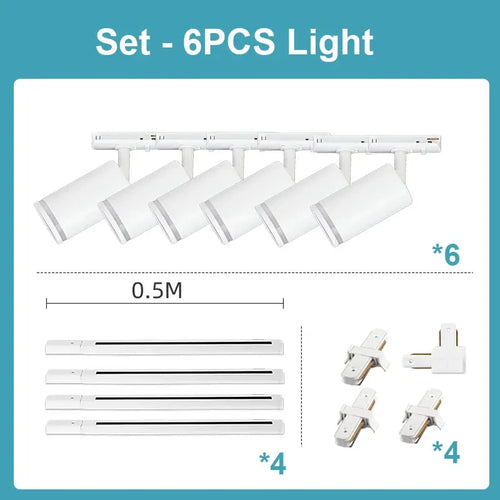 spot led sur rail pour éclairage intérieur moderne et fonctionnel - vue 14 sur 24
