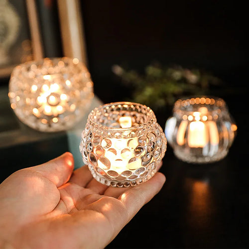 lampe citrouille sphérique en verre pour décorations artisanales - vue 2 sur 11