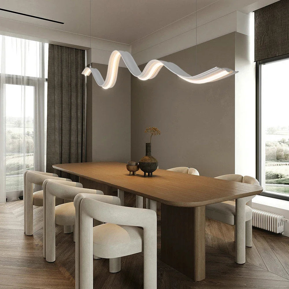 lustre dimmable créatif avec télécommande pour éclairage moderne - vue 4 sur 6
