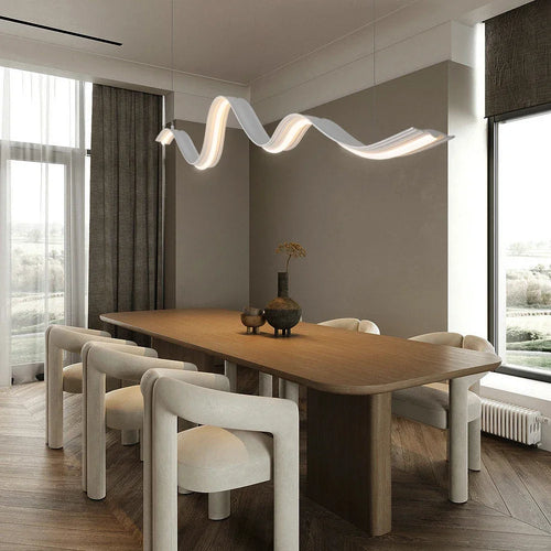 lustre dimmable créatif avec télécommande pour éclairage moderne - vue 5 sur 6