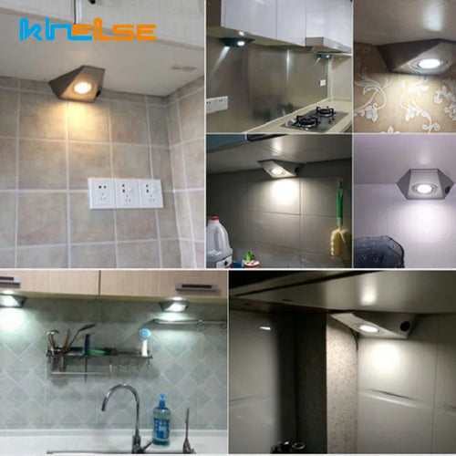 Applique murale LED triangulaire en acier inoxydable - vue 6 sur 6
