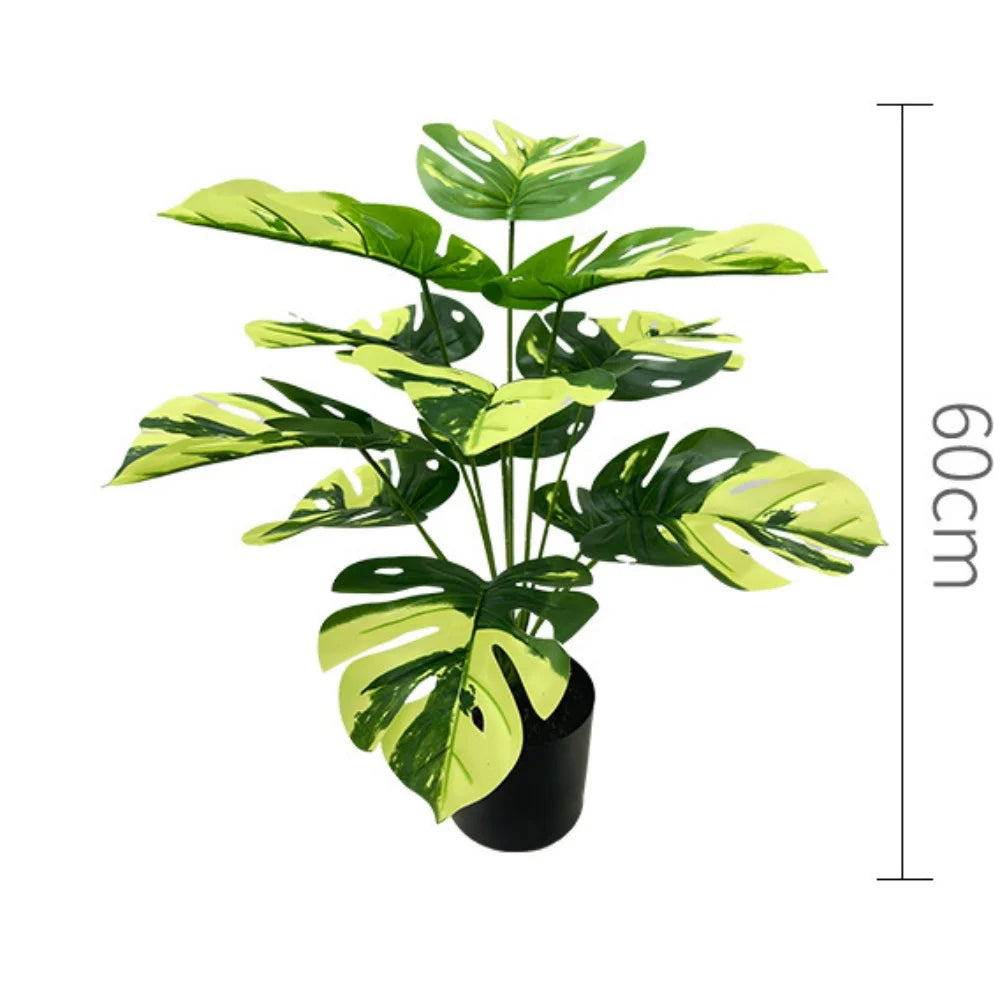 plante artificielle feuilles de tortue pour décoration intérieure - vue 17 sur 25