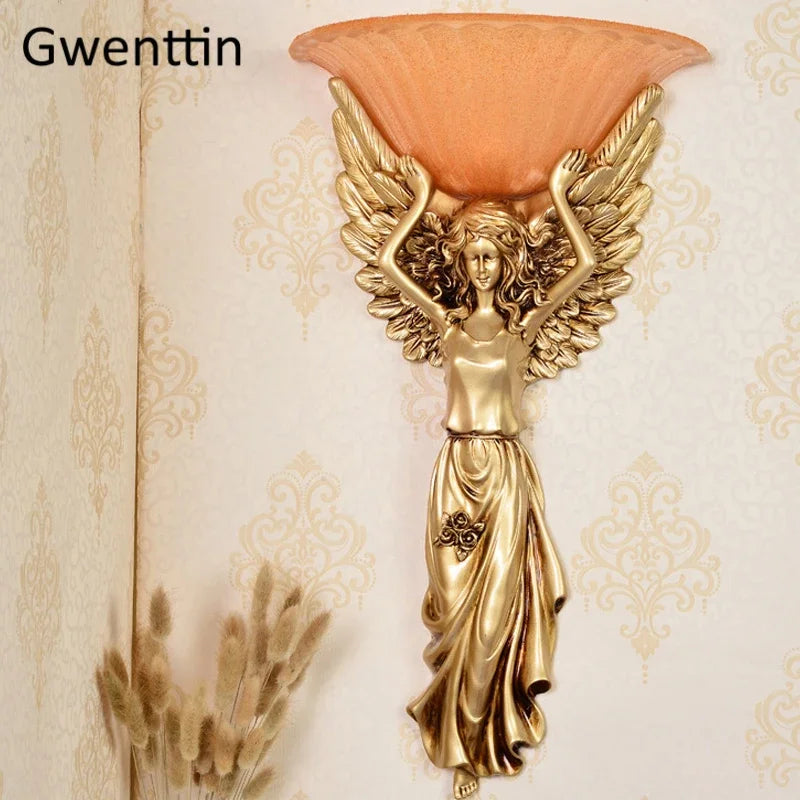 applique murale angel lampe rétro décorative pour intérieur moderne - vue 6 sur 6