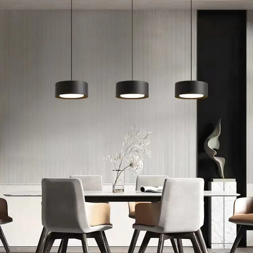 lustres led en laiton doré gradation de température - vue 3 sur 8