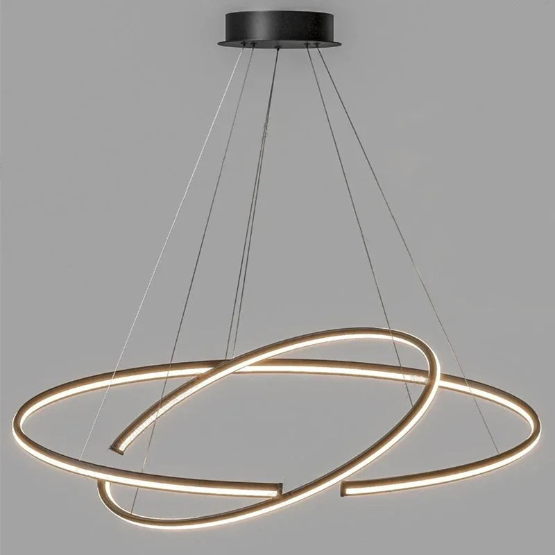 lampe led design moderne à suspendre pour intérieur - vue 3 sur 12
