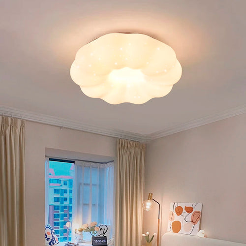 lustre led diamant gypsophile protection des yeux minimaliste - vue 6 sur 14