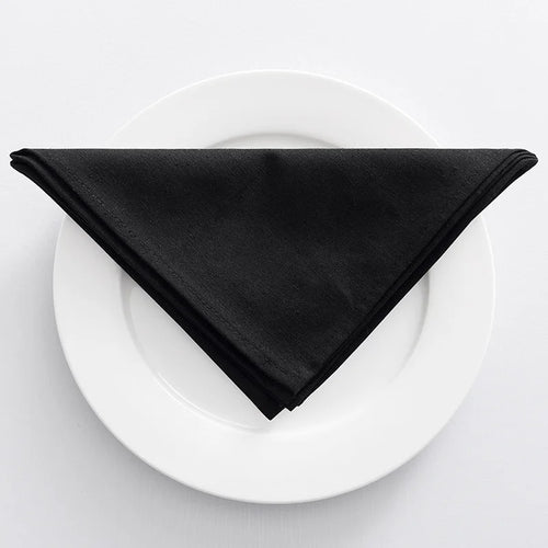 Serviette de table satin style moderne réception lot