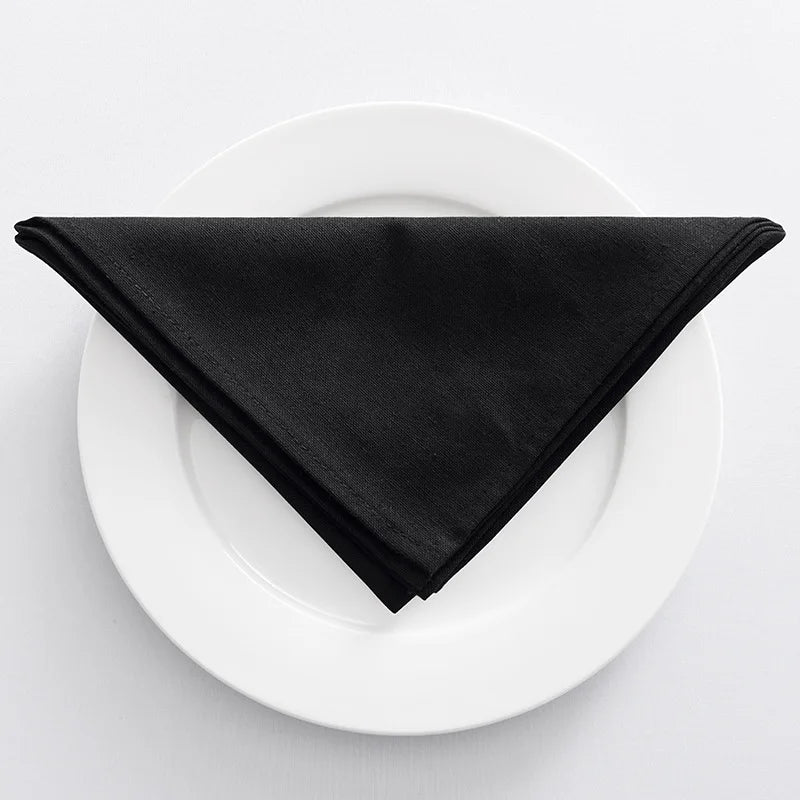 Serviette de table satin style moderne réception lot