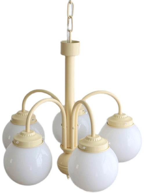 lustre en verre rétro pour un intérieur nordique élégant - vue 6 sur 8