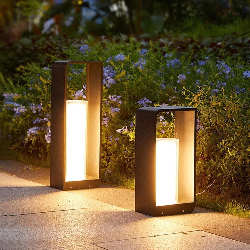 lampe de jardin led extérieure étanche pour éclairage paysager - vue 4 sur 12