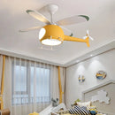 ventilateur de plafond moderne avion avec lumière led et télécommande
