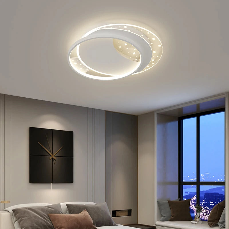 plafonnier moderne à leds pour éclairage intérieur décoratif - vue 3 sur 20