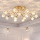 plafonnier moderne en cristal pour un éclairage luxueux