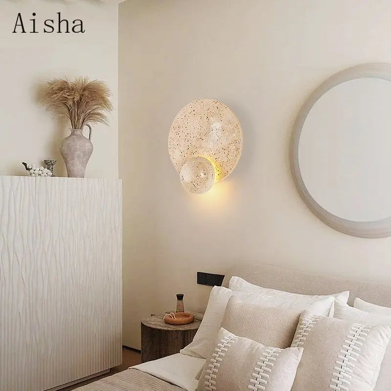 applique murale en pierre design japonais pour décoration intérieure - vue 4 sur 7