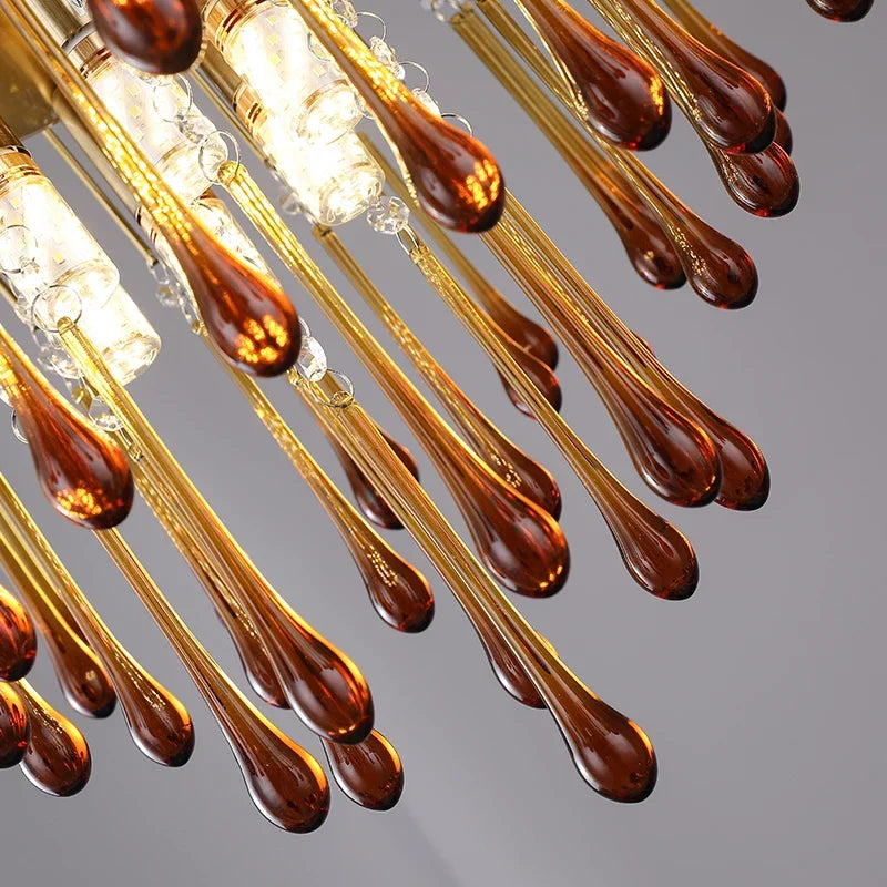 lustre en cristal rétro pour un intérieur romantique et élégant - vue 6 sur 11