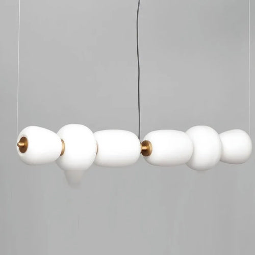 lustre en verre minimaliste moderne pour espaces créatifs et bars - vue 6 sur 7