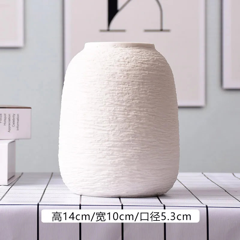 vase en céramique décoratif pour fleurs sèches intérieur maison - vue 8 sur 10