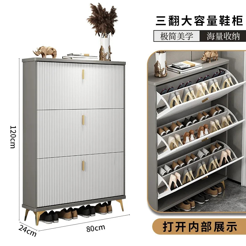 armoire à chaussures moderne multicouches pour un rangement optimal - vue 14 sur 18