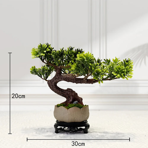 décoration intérieure faux arbre bonsaï style chinois pour un paysage apaisant - vue 30 sur 33