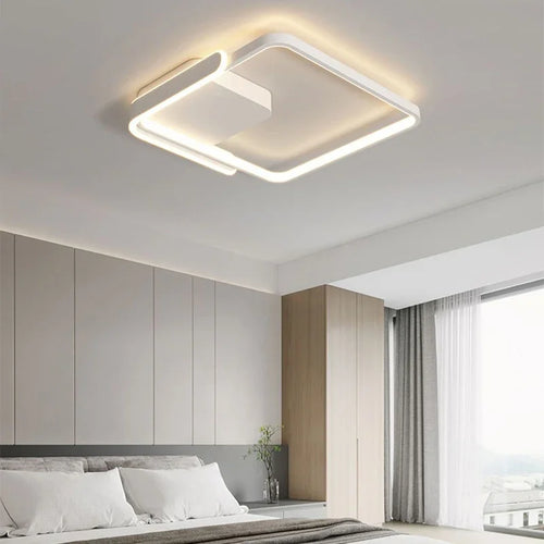 plafonnier led moderne pour décoration intérieure et ambiance chaleureuse - vue 2 sur 10
