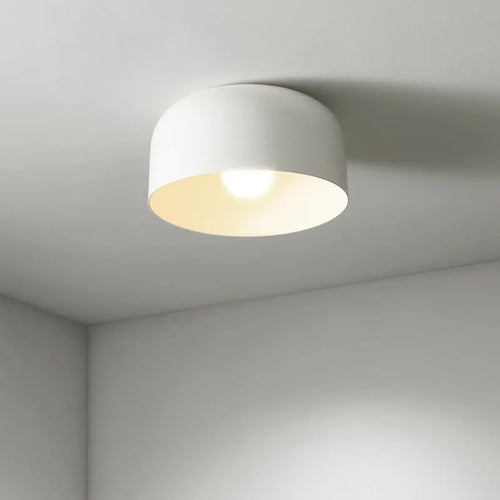 Lampes de plafond noires blanches modernes LED E27 plafonnier d'entrée pour balcon allée hôtel couloir éclairage lampes en fer en métal 220 V - vue 3 sur 8