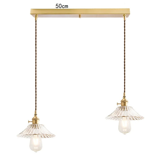 suspension en verre diamant led nordique moderne - vue 28 sur 30