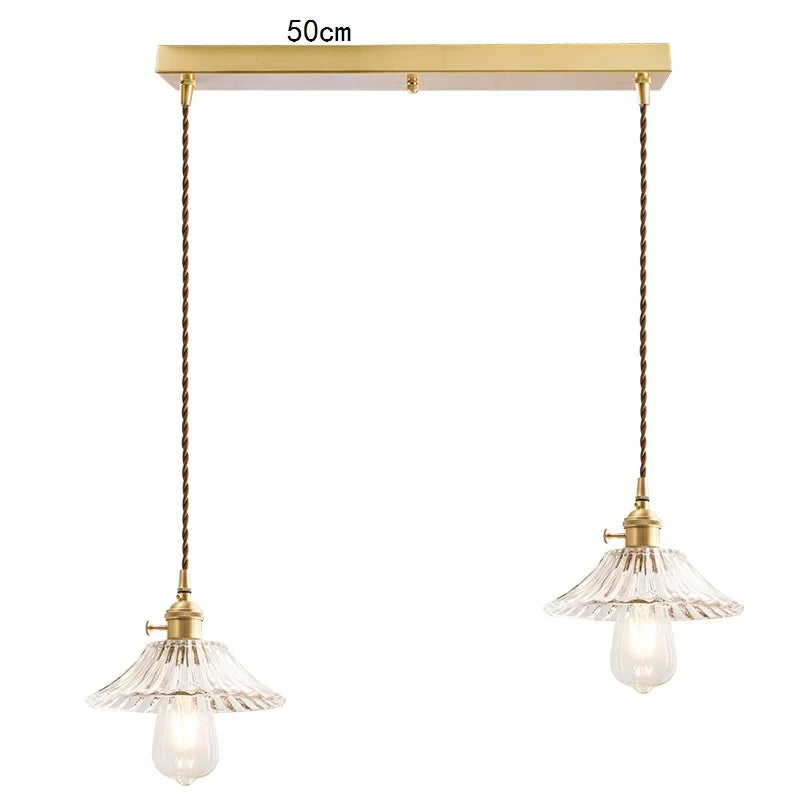 suspension en verre diamant led nordique moderne - vue 27 sur 30