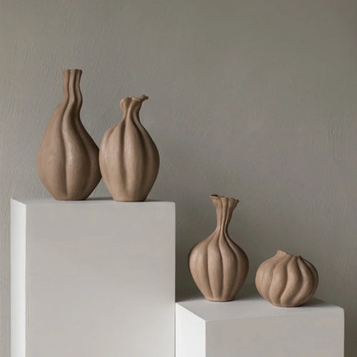 vase en céramique fait main pour décoration florale artisanale - vue 2 sur 10