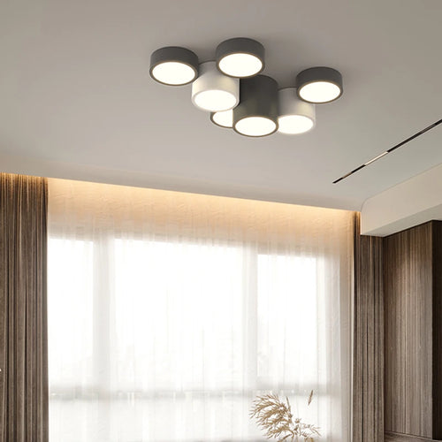 plafonnier moderne à leds pour décoration intérieure élégante - vue 2 sur 9