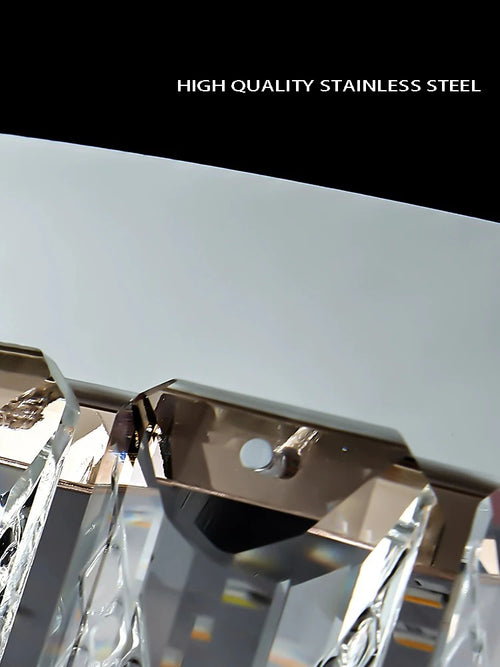 plafonnier led de luxe en cristal design moderne haute qualité 	 lampara - vue 7 sur 9
