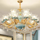 lustre sol duplex style européen céramique