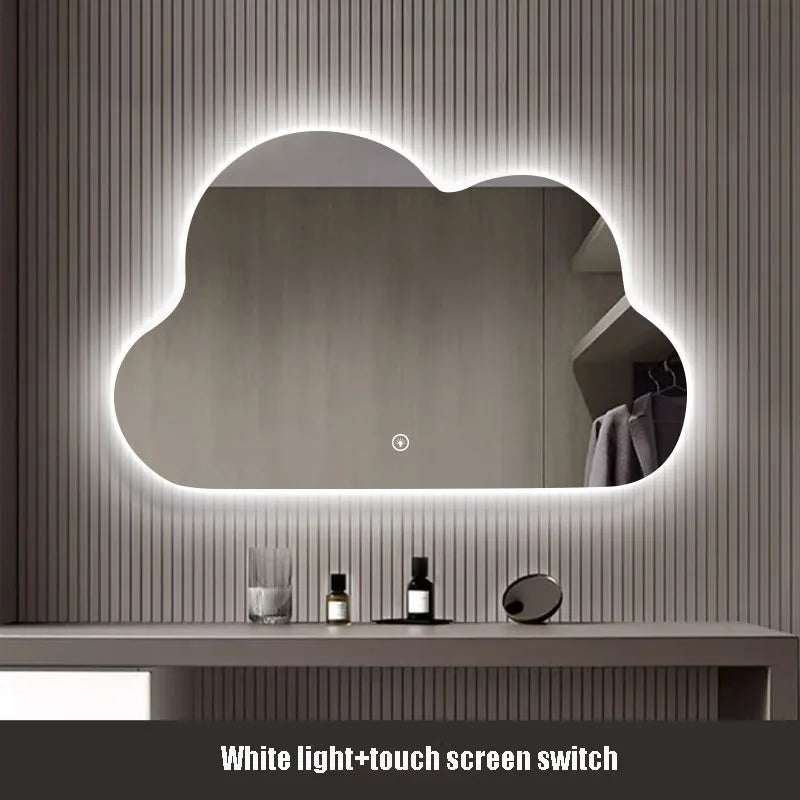 miroir nuage horizontal de luxe avec éclairage led pour maquillage - vue 7 sur 8