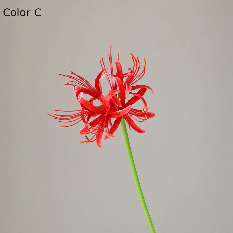 branche de fleur artificielle higanbana décoration florale pour mariage - vue 7 sur 10
