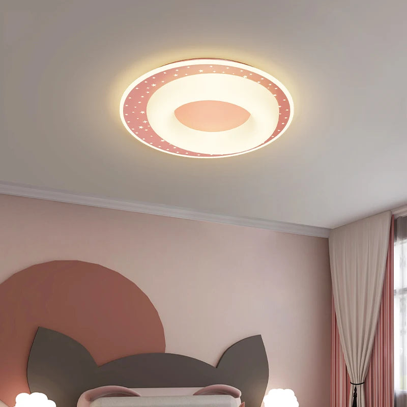 lampe led encastrée nordique étoile à cinq branches pour enfants - vue 4 sur 8