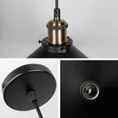 Suspension rétro Loft noir suspendu lumière pays américain suspension pour/cuisine industrielle Restaurant lustre Vintage