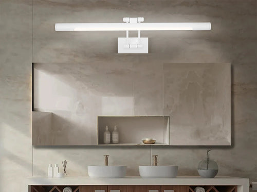 applique murale à led pour miroir étanche angle réglable moderne - vue 2 sur 10