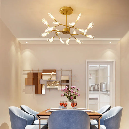 lustre moderne simple design créatif pour décoration intérieure - vue 4 sur 20