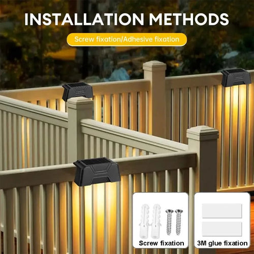 lot de lampes solaires led décoratives pour extérieur et jardin - vue 8 sur 8