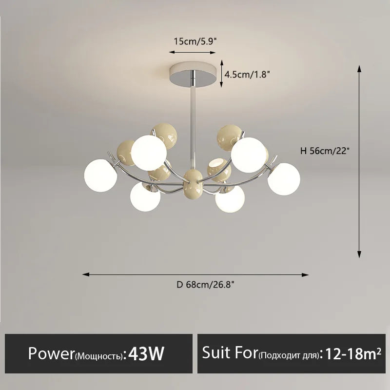 lustre créatif moderne pour décoration de chambre enfant