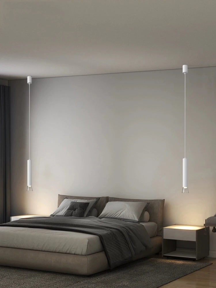 lampe suspension led moderne avec ampoule remplaçable simple - vue 3 sur 7