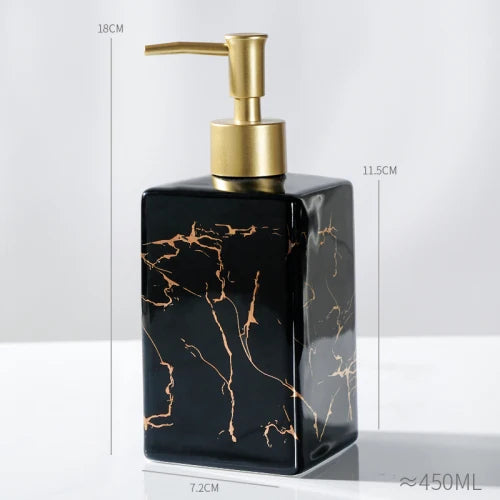 bouteille en céramique pour désinfectant et gel douche - vue 8 sur 26