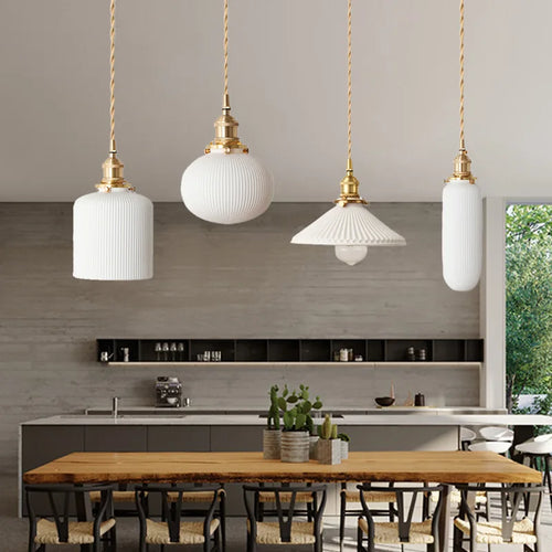 suspension moderne réglable en laiton pour intérieur rustique - vue 2 sur 10