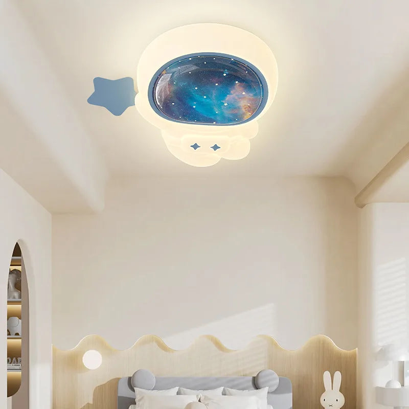 plafonnier mignon pour chambre d'enfant thème astronaute et princesse - vue 4 sur 8