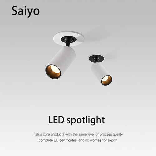 projecteurs led 	sans bordure encastré rond évolutif pour magasin - vue 2 sur 7